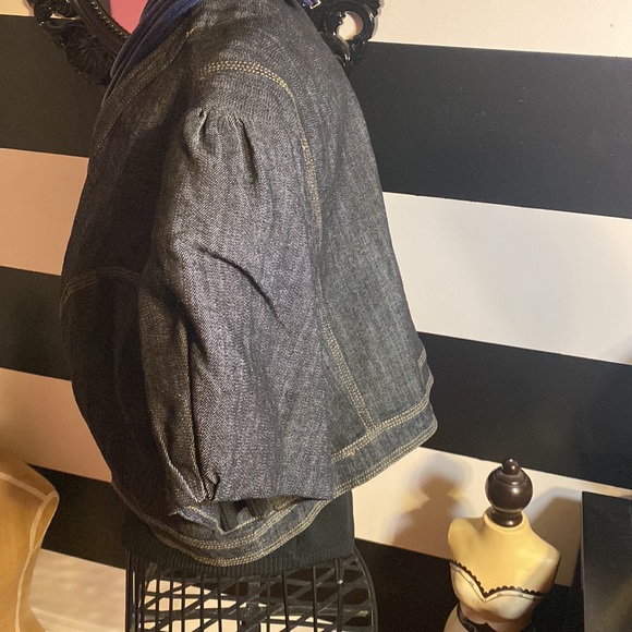 Crop denim jacket - Picture 4 of 5